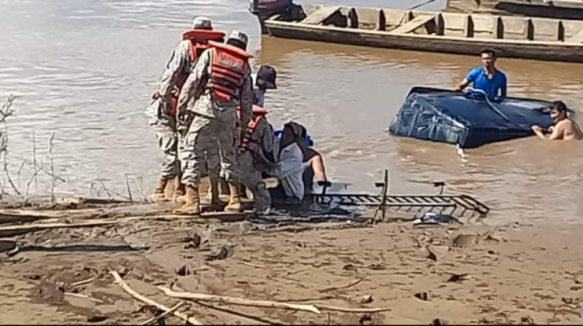 Cae un vehículo al río Mamoré y deja cuatro personas fallecidas