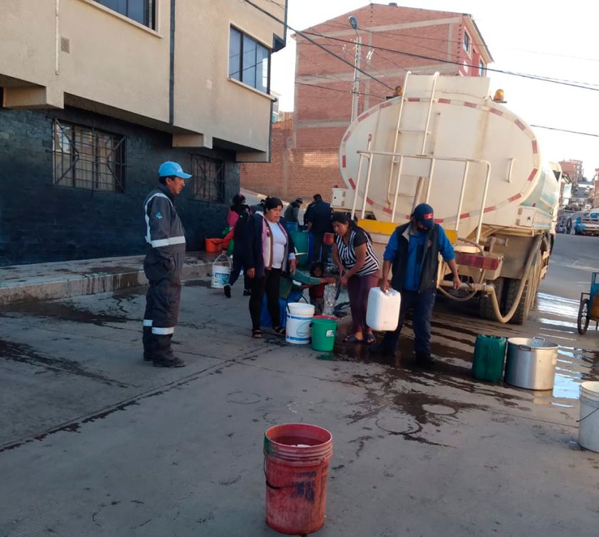 Restricción de agua afectará a toda la población de la ciudad de Potosí