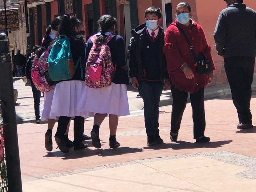 El horario de invierno se mantiene en escuelas del Departamento de Potosí