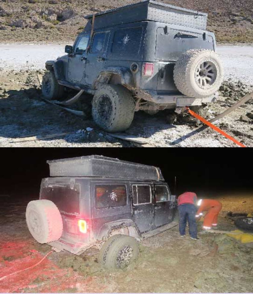 Rescatan a súbdito alemán que se congelaba en el salar