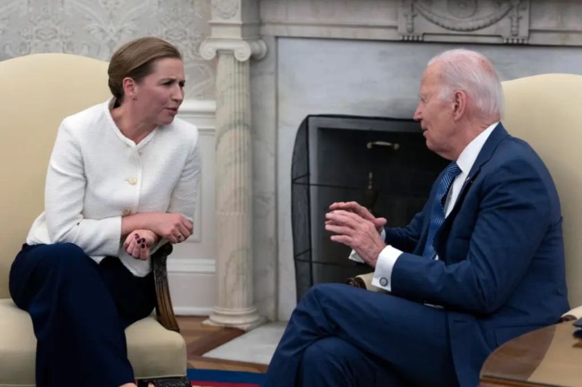 Biden evita respaldar públicamente a la danesa Frederiksen como posible líder de la OTAN