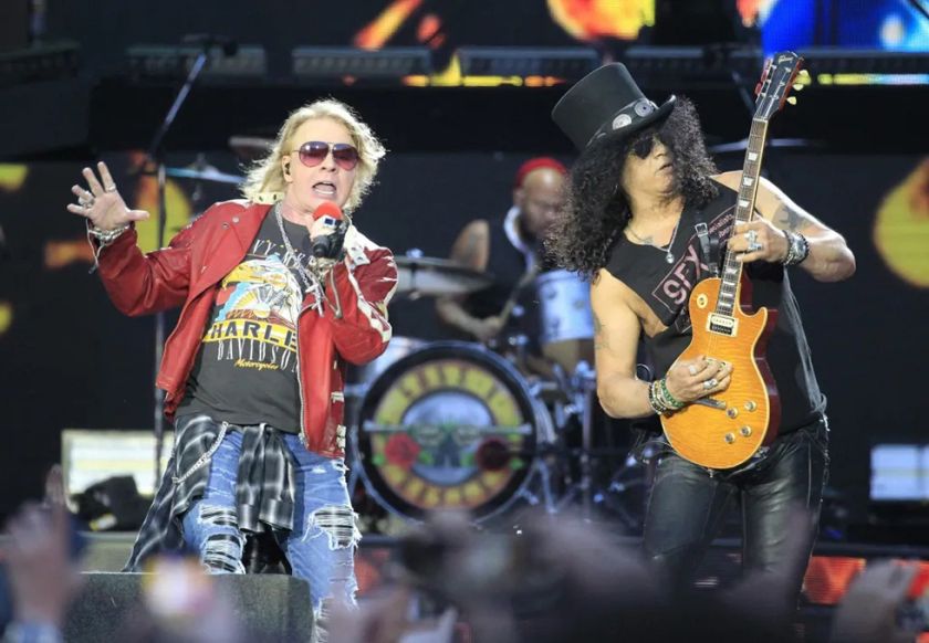 Guns n’Roses demuestran que siguen llenando estadios