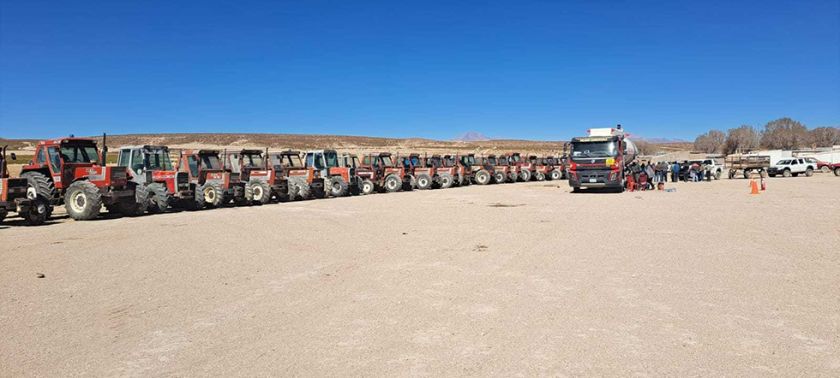 YPFB lleva diésel a productores y se garantiza cosecha de quinua 
