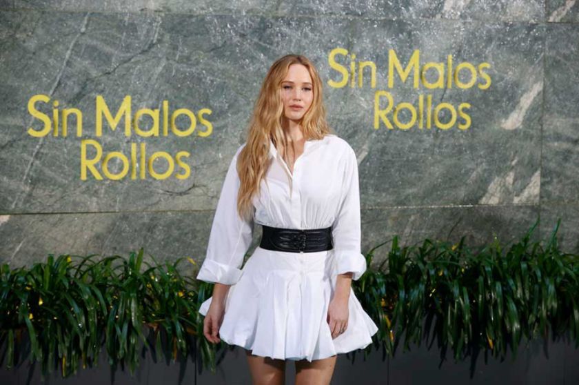 Jennifer Lawrence muestra su lado cómico en nuevo filme 