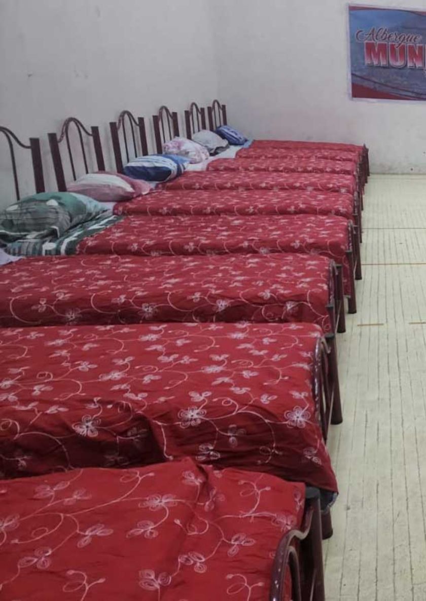 Hoy abrirán el albergue para acoger a personas