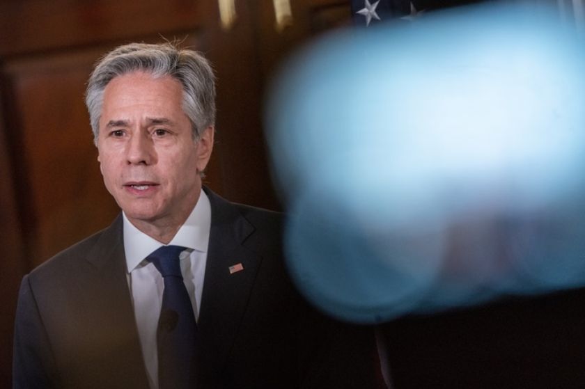Comienza en Pekín la reunión entre Blinken y el canciller chino, Qin Gang