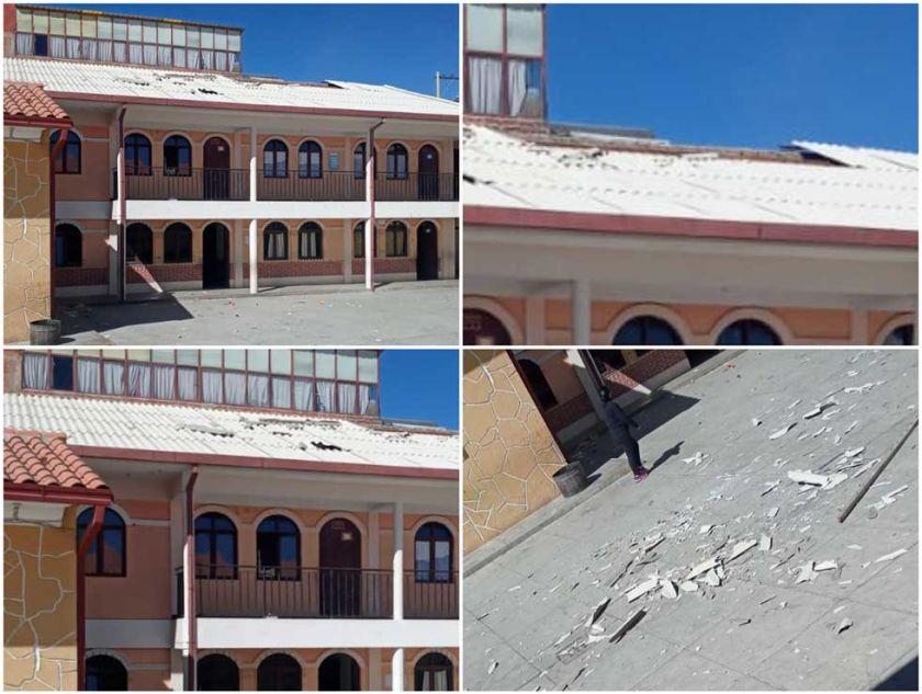 Intenso frío y vientos ya causan daños en las unidades educativas