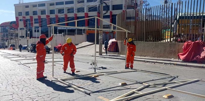Alistan el traslado provisional de comerciantes del Chuquimia