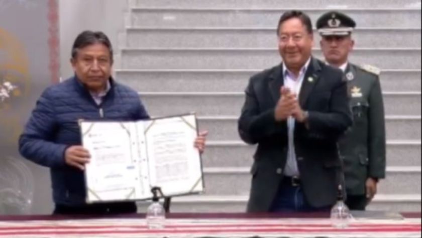 Presidente Arce presenta anteproyecto de ley para detectar corrupción en la administración pública