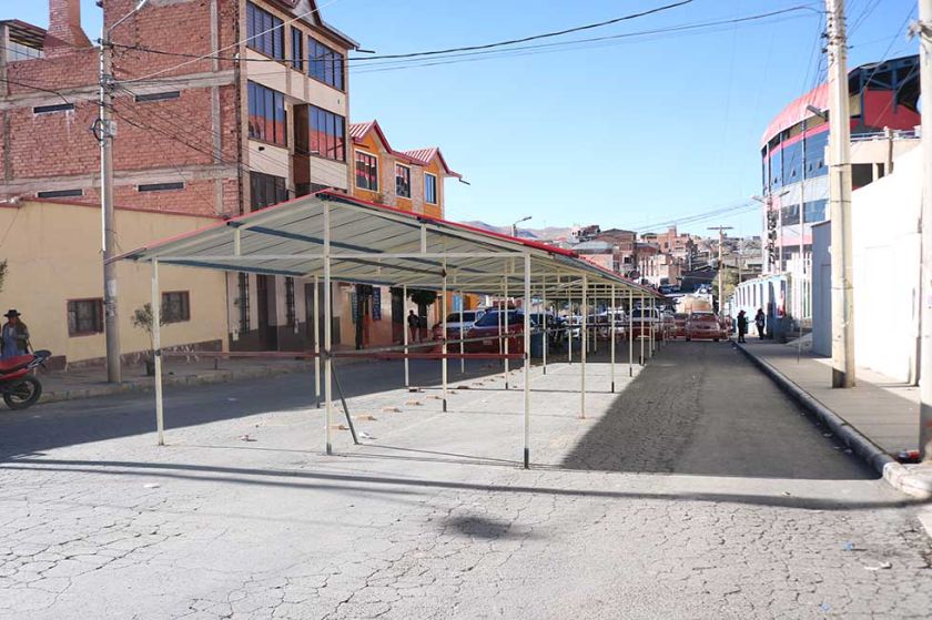 Conminan a los vendedores del Chuquimia viabilizar las obras