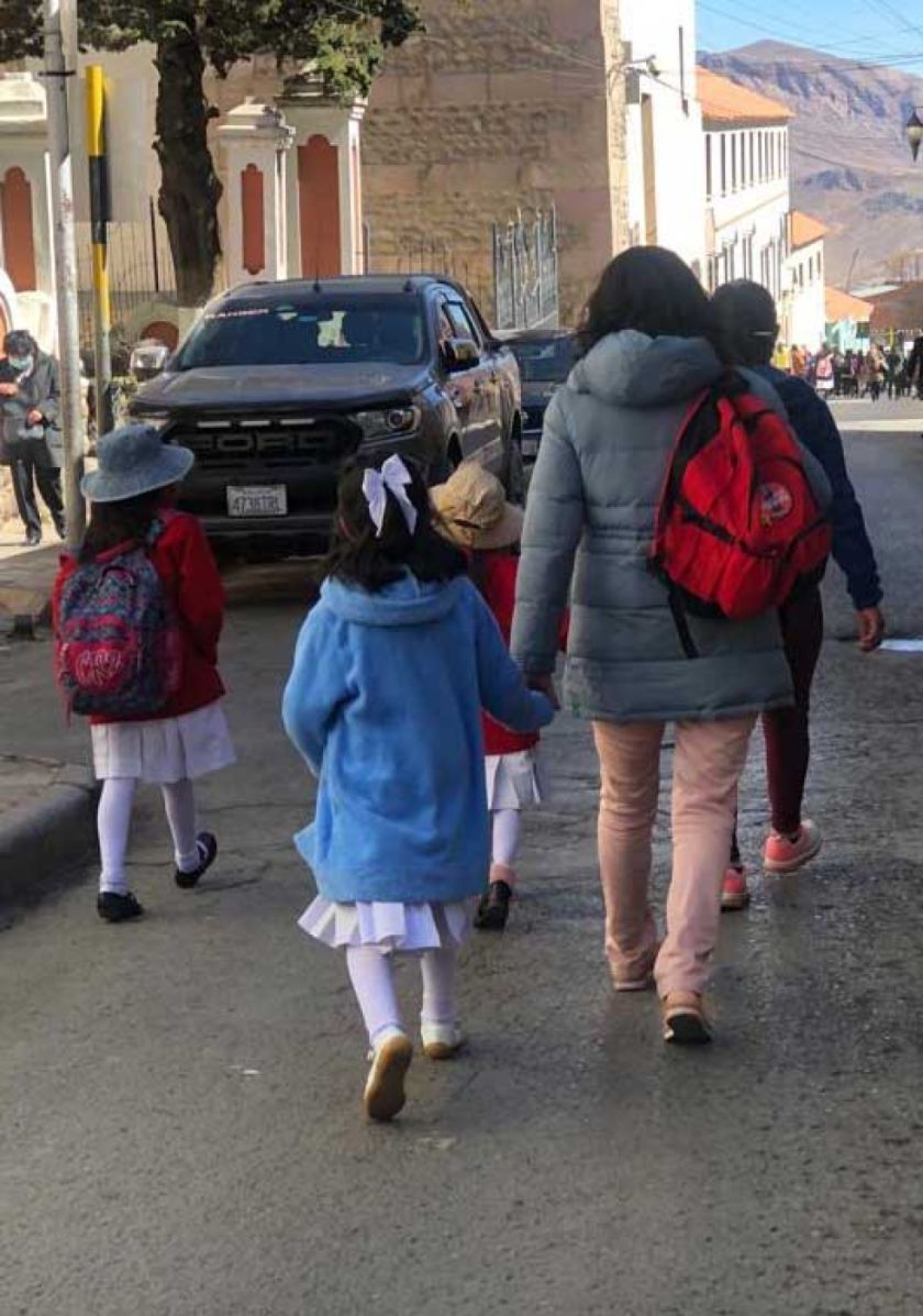 Alumnos van a receso de invierno sin tareas