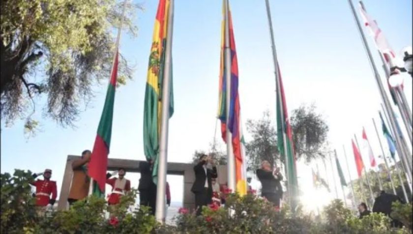 Choquehuanca, Quispe y Arias encabezan actos protocolares en la plaza Murillo