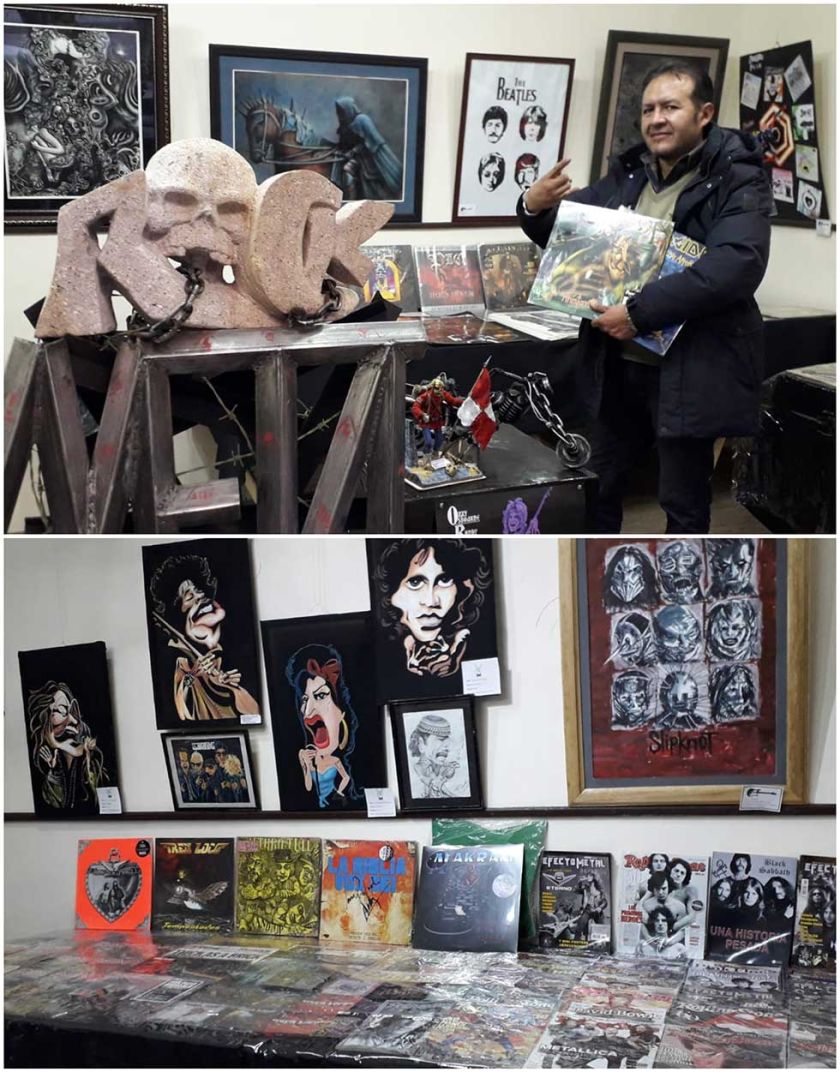 Exposición une el arte y el rock en el Museo Universitario
