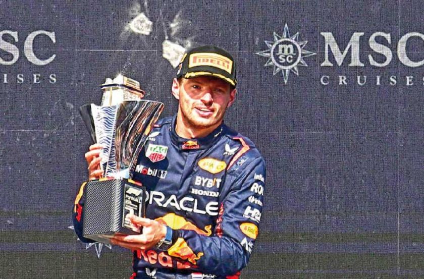 F-Uno: Verstappen gana  por delante de “Checo”