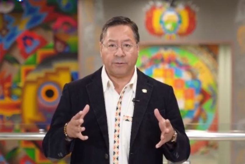 6 de Agosto: Presidente  Arce pide a bolivianos en el exterior permanecer unidos