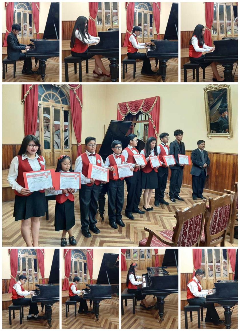 Pianistas le rinden homenaje a Bolivia en el Club Internacional