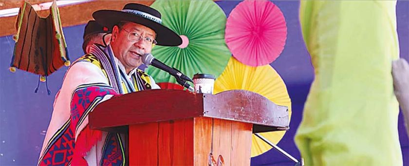 El presidente Arce dará mensaje enfocado en temas económicos 