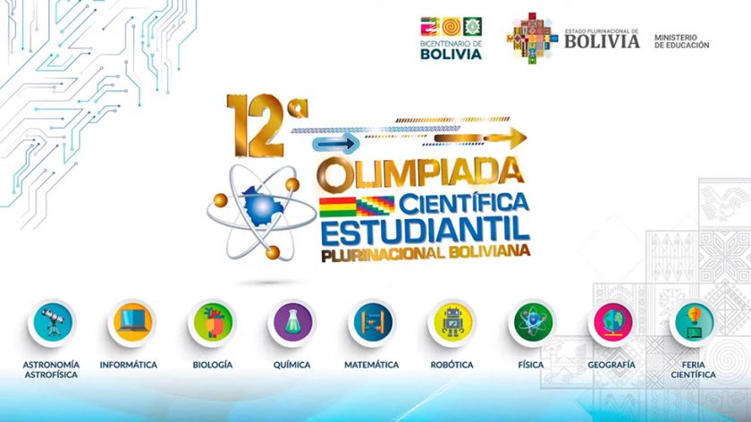 Inscripciones para la 12º olimpiada científica se reciben hasta septiembre