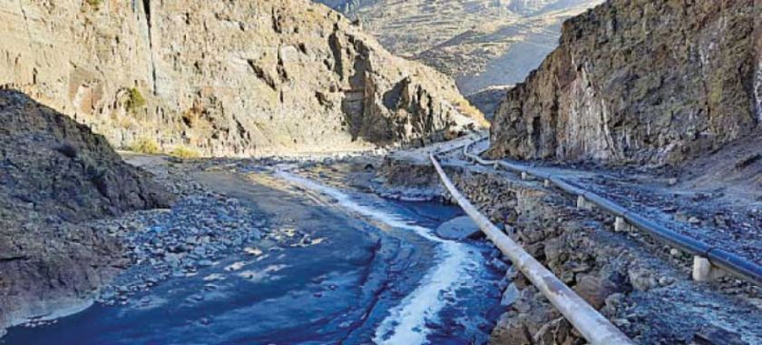 Empresa paga sanción por la rotura de un dique en la zona de Agua Dulce