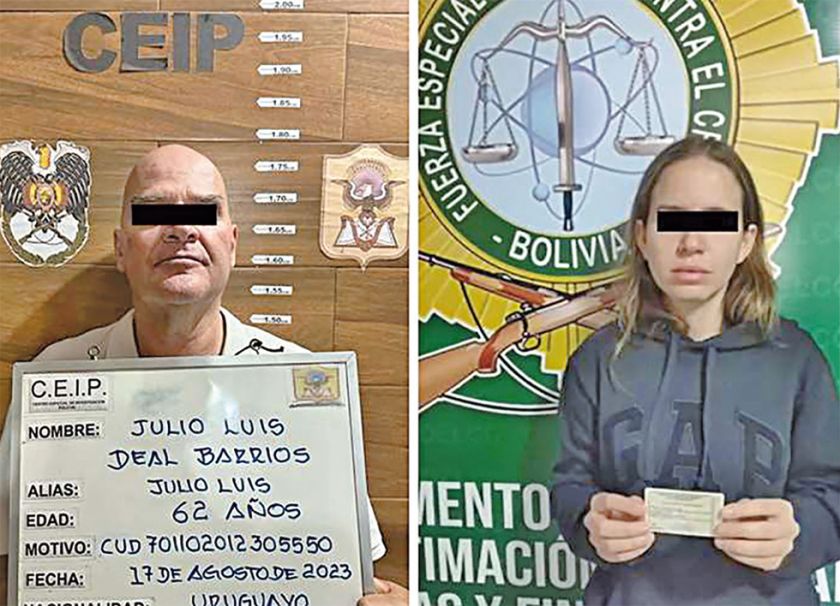 Agente inmobiliaria y un narco uruguayo, a prisión