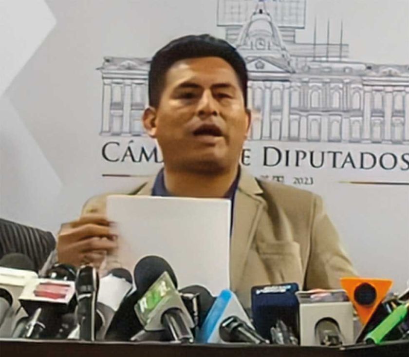 Evo tendrá su propia bancada en Diputados