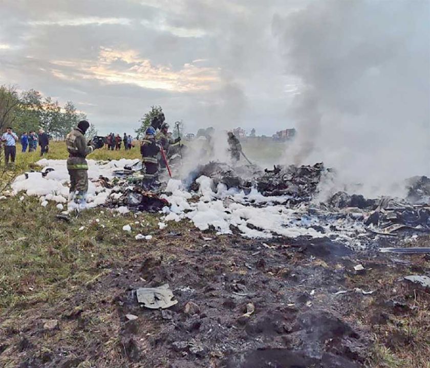 Confirman muerte del jefe de Wagner al estrellarse su avión