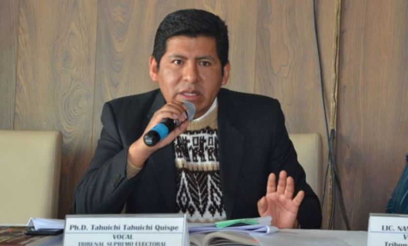 Un vocal del TSE dice que el Estatuto del MAS está vigente