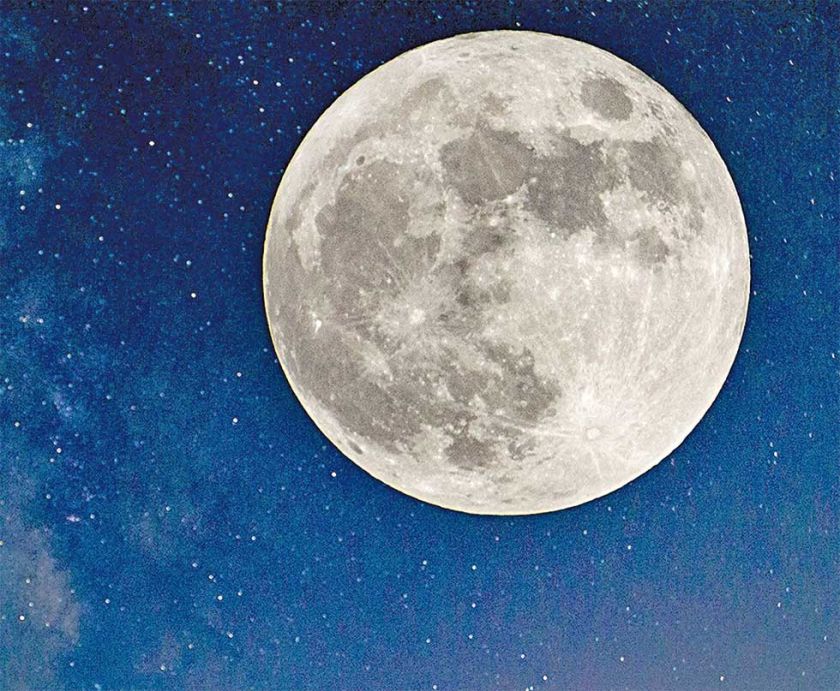 Superluna se verá 7,2%  más grande en Bolivia 