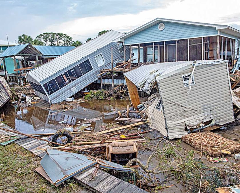 Idalia causa estragos  a su paso por el  noreste de Florida
