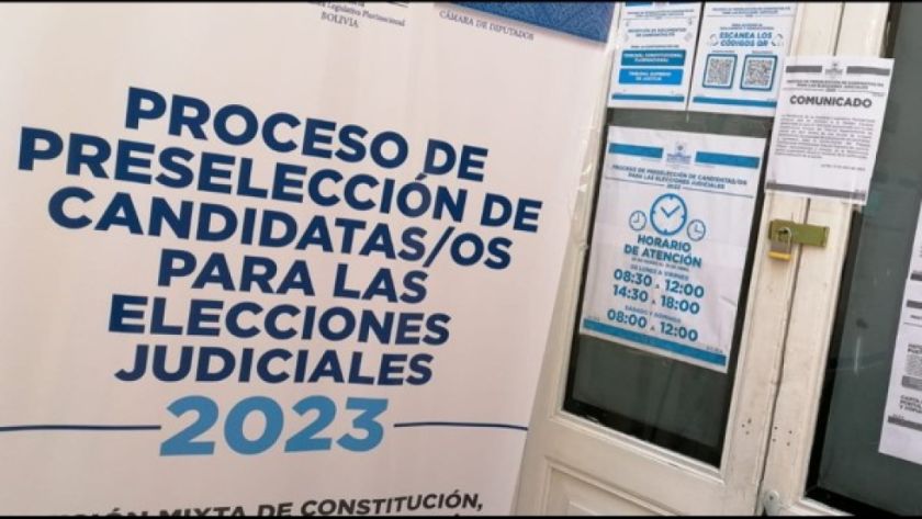 Convocan a jefes de bancada en Diputados para debatir proyecto de ley de elecciones judiciales