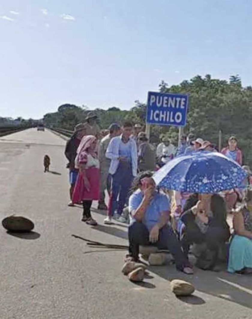 Por otro conflicto social se paraliza una carretera