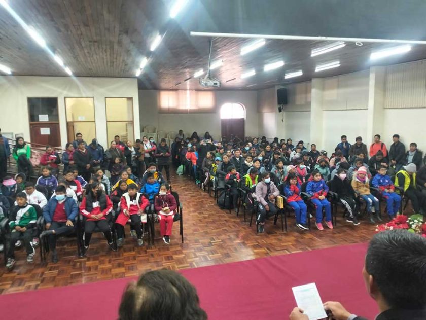 La fase departamental de la olimpiada de ajedrez inició ayer
