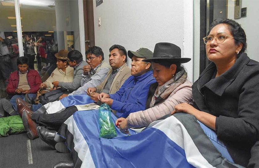 “Evistas”, en huelga por las elecciones judiciales