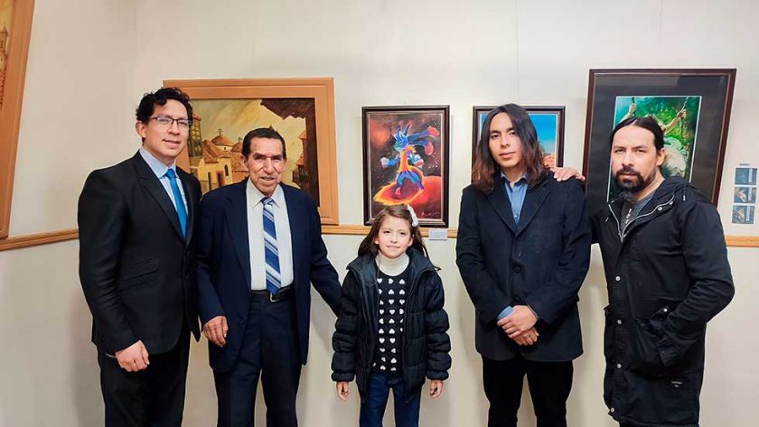 Generaciones de los Corso plasman su arte en muestra
