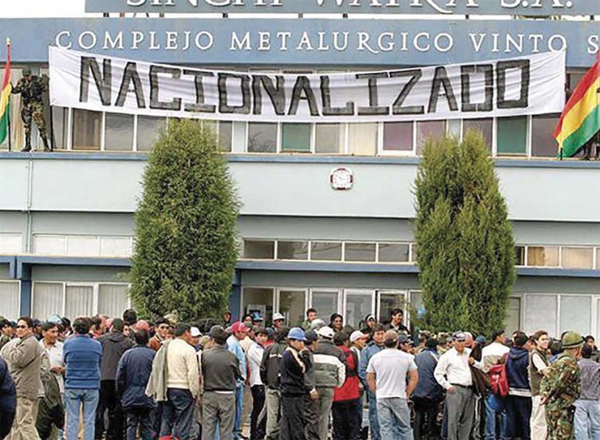 CC responsabiliza  a Morales por pago millonario a Glencore