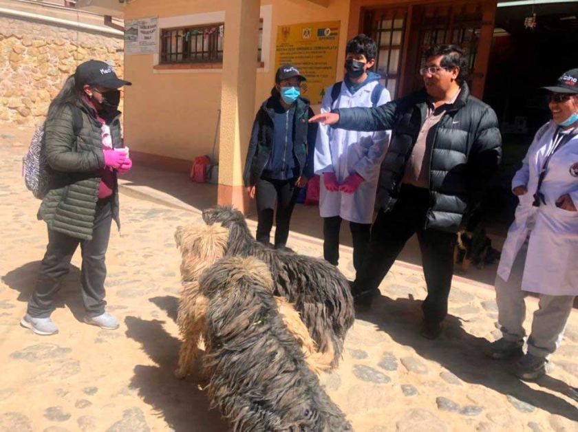 Medicina de la UATF va a los barrios para vacunar