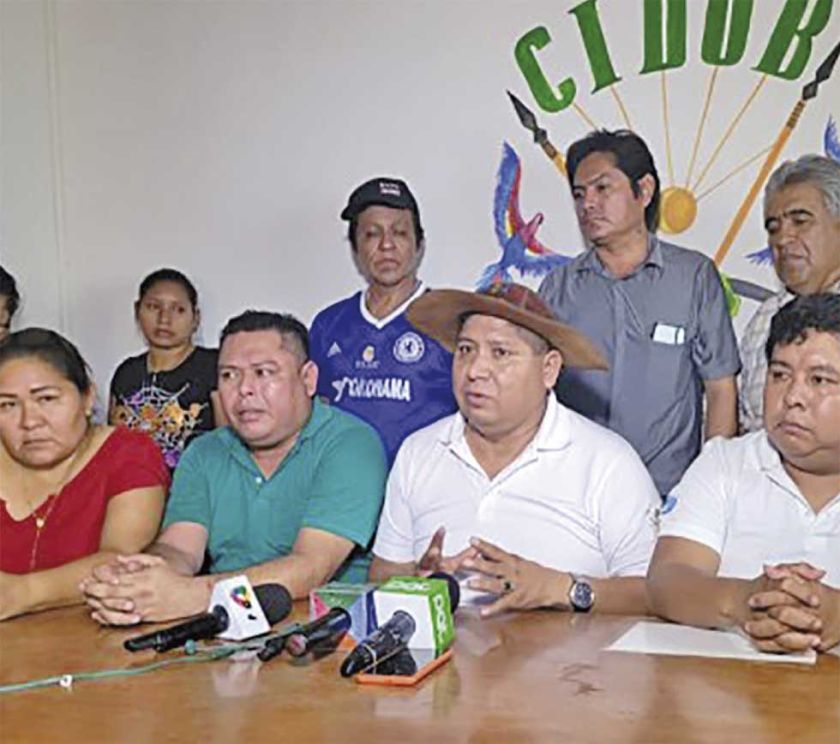 Cidob no va a la cita del MAS en Lauca Ñ
