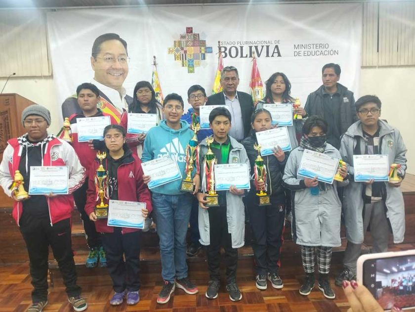 Potosí tiene a representantes a olimpiada