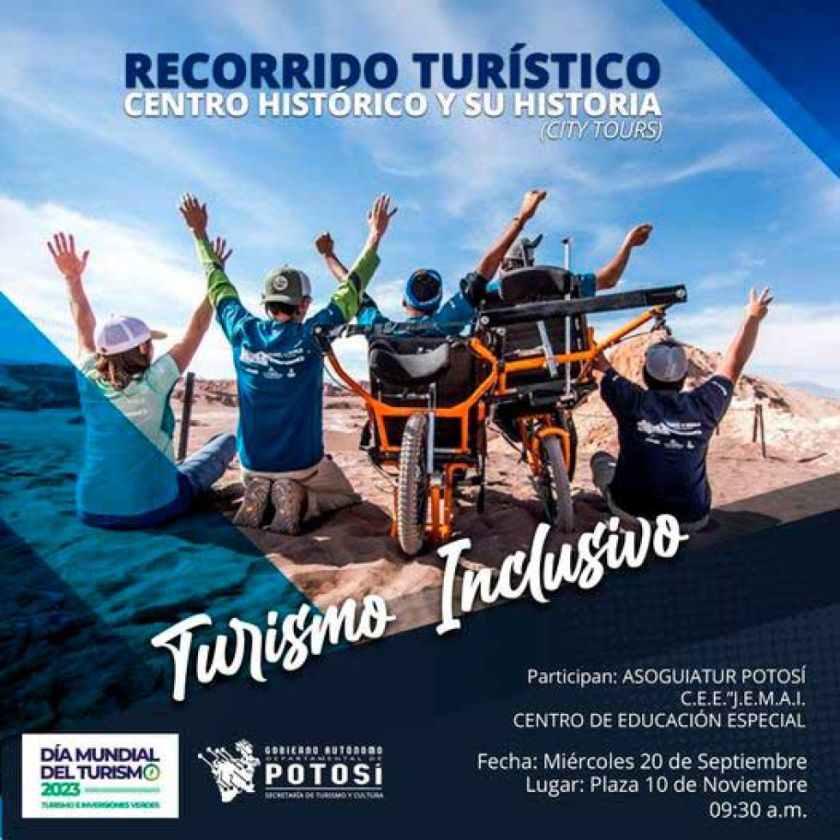 Turismo llega hoy a las personas  con discapacidad