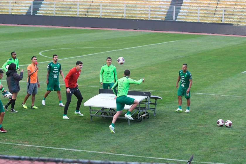 Selección entrenará en la ciudad de La Paz