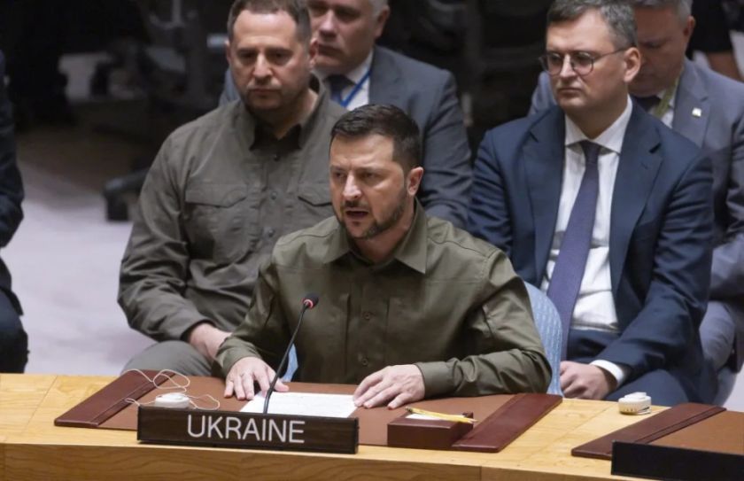 Zelenski propone en el Consejo de Seguridad medidas que limiten el poder de Rusia en la ONU