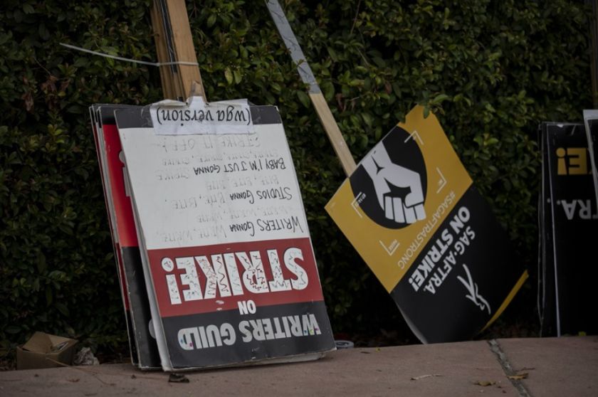 Los guionistas de Hollywood logran un principio de acuerdo que podría cesar su huelga