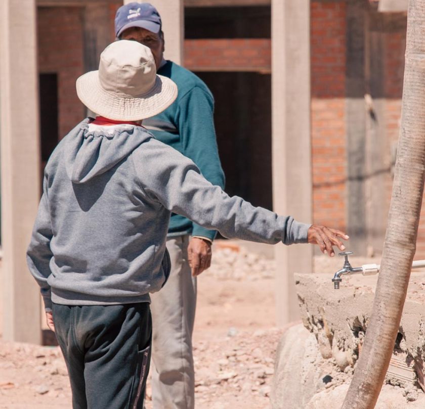 Identifican diferentes grados de necesidad de agua en las escuelas del Departamento