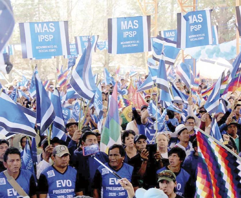 MAS: Congreso con seguridad sindical de 4.000 personas