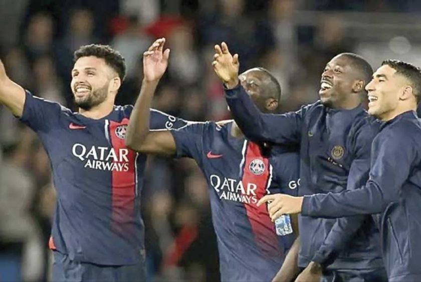Futbolistas del PSG piden disculpas a los marselleses