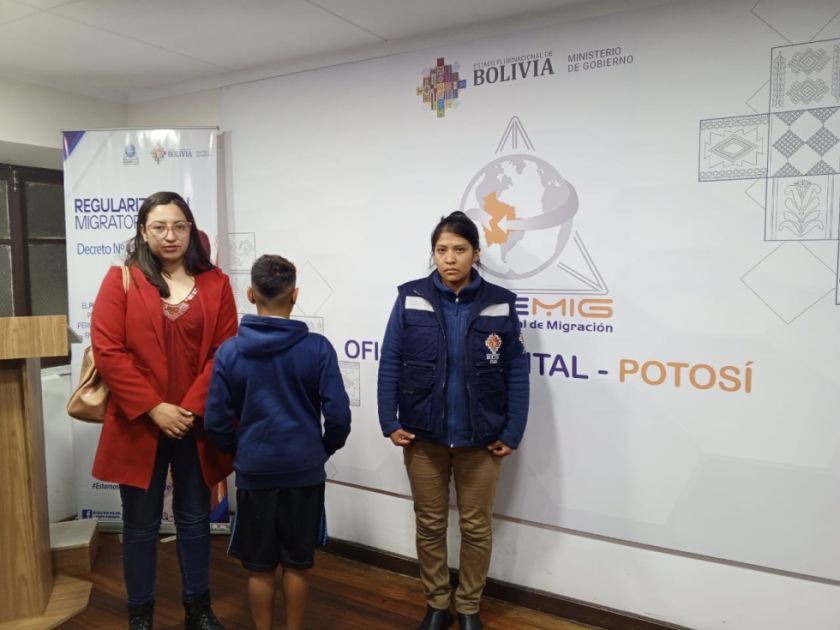 Migraciones de Potosí dejó en claro su papel en operativo de traslado ilegal de menor 