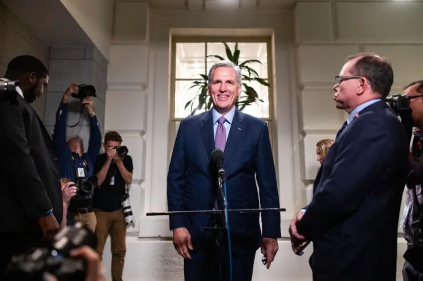 El republicano Kevin McCarthy es destituido como líder de la Cámara Baja de EE.UU.
