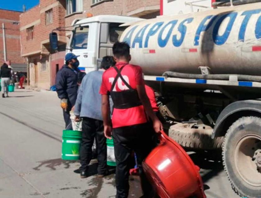 Juntas vecinales piden instalar tanques de agua en zonas criticas
