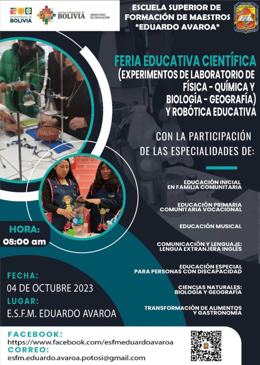 Esfmea desarrolla hoy una feria científica educativa