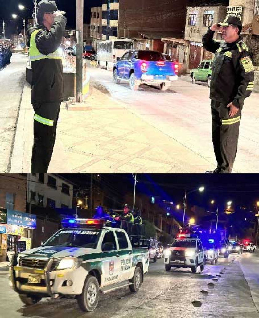 Más de 100 policías salieron al "servicio de alto impacto"